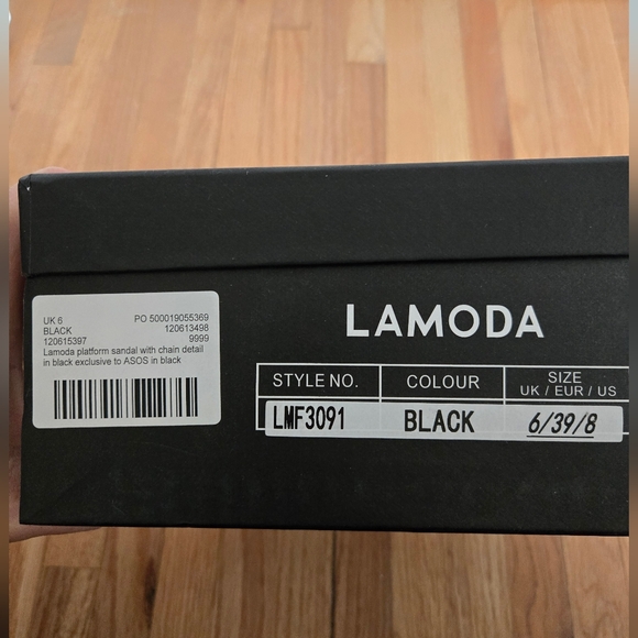 NWT Lamoda platform sandal with chain detail - Picture 5 of 5